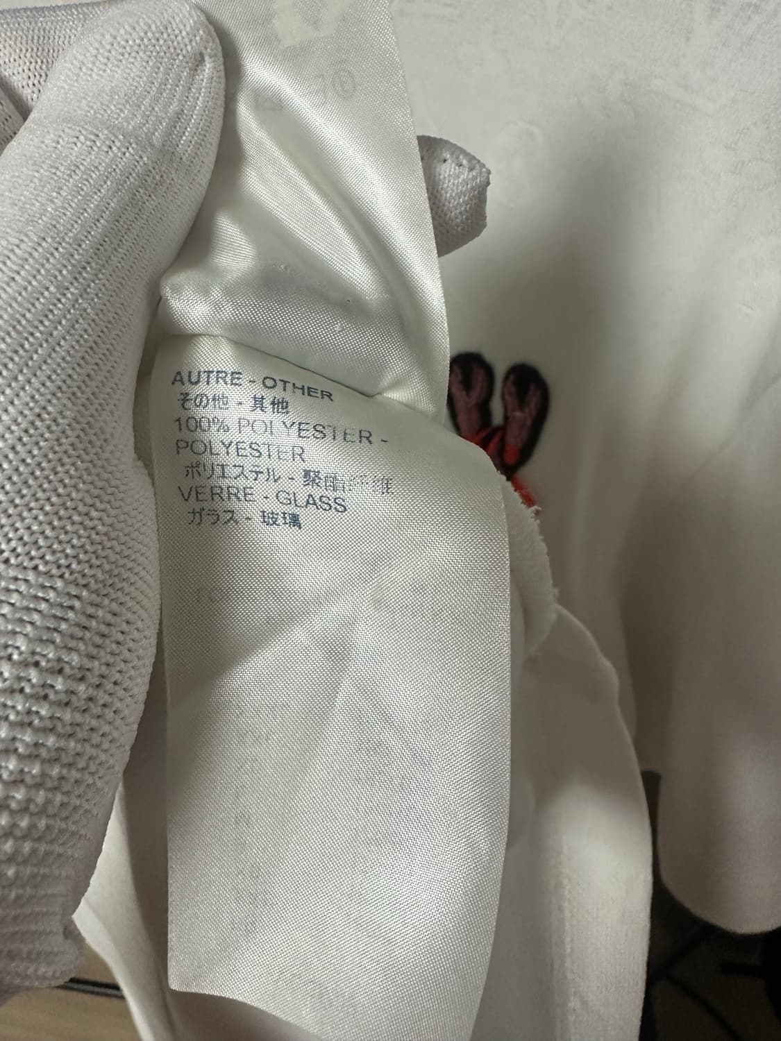 루이비통 풀 모노그램 애니멀 패치 반팔 화이트 (L)  상품이미지6