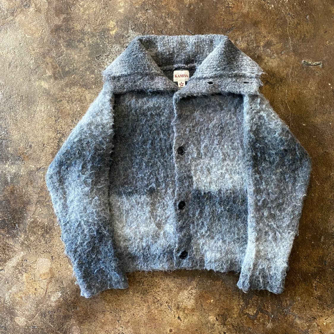 (M) KAMIYA Sailor-Collar Knit Jacket 상품이미지2