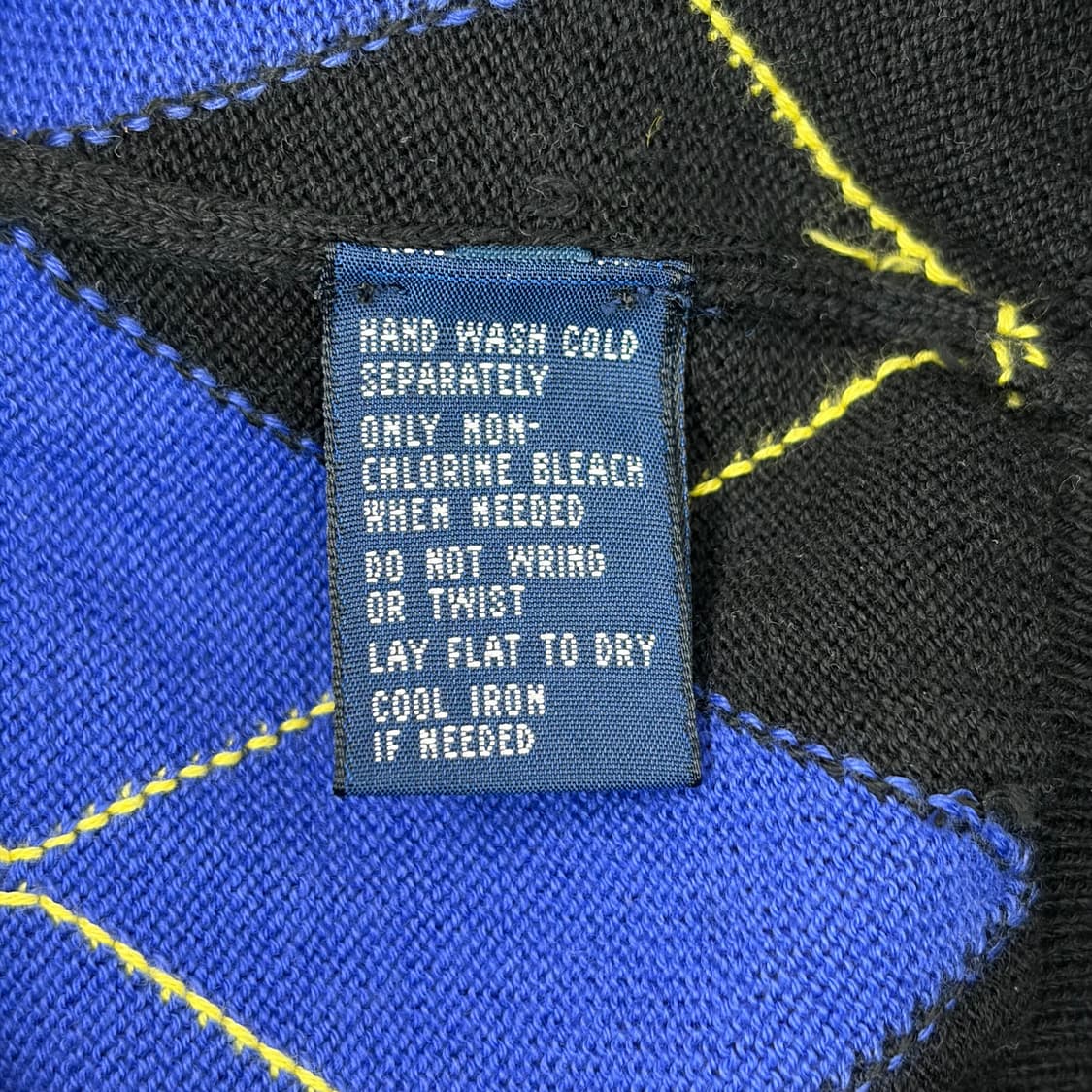 폴로 랄프로렌 아가일 패턴 니트 베스트 조끼 상품이미지5