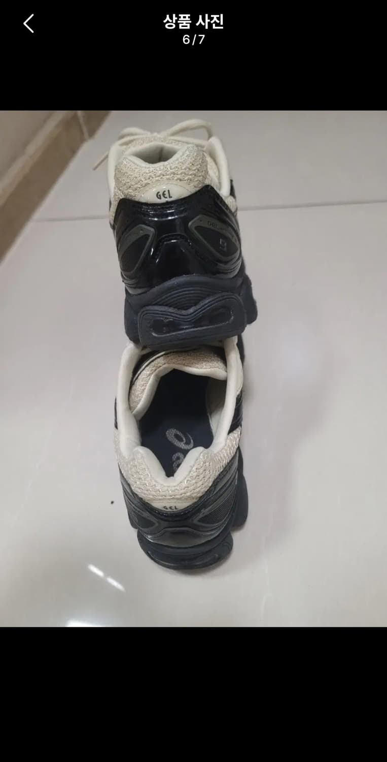 아식스 젤 님버스 9 바닐린 블랙255 상품이미지4