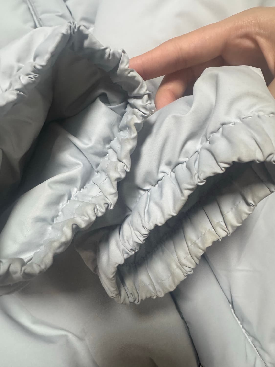 노스페이스 패딩 블루그레이? 상품이미지3