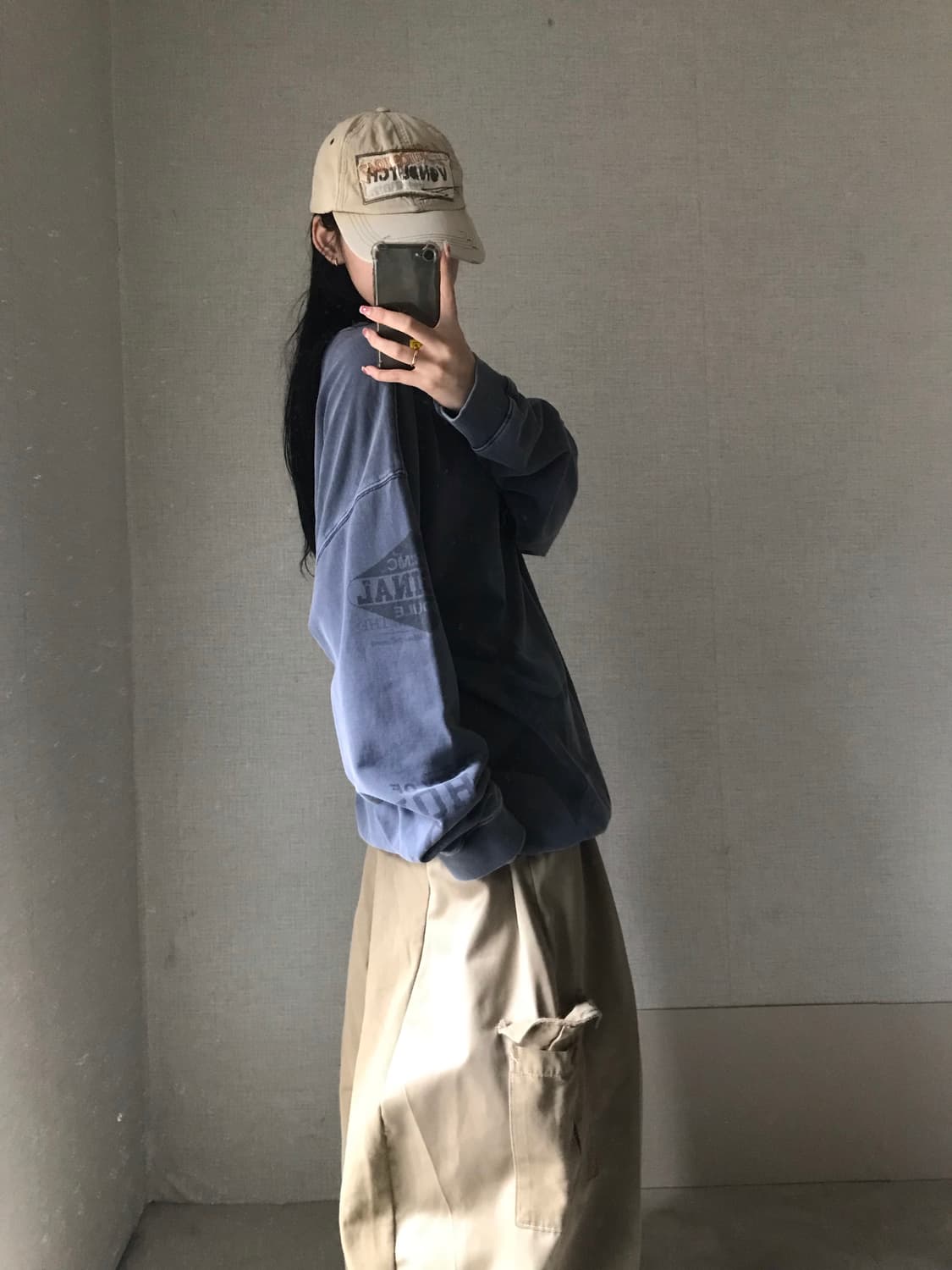 버카루 오버핏 맨투맨 상품이미지3