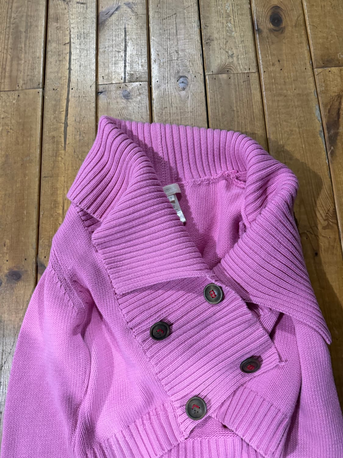 디젤 핑크 니트가디건 상품이미지2