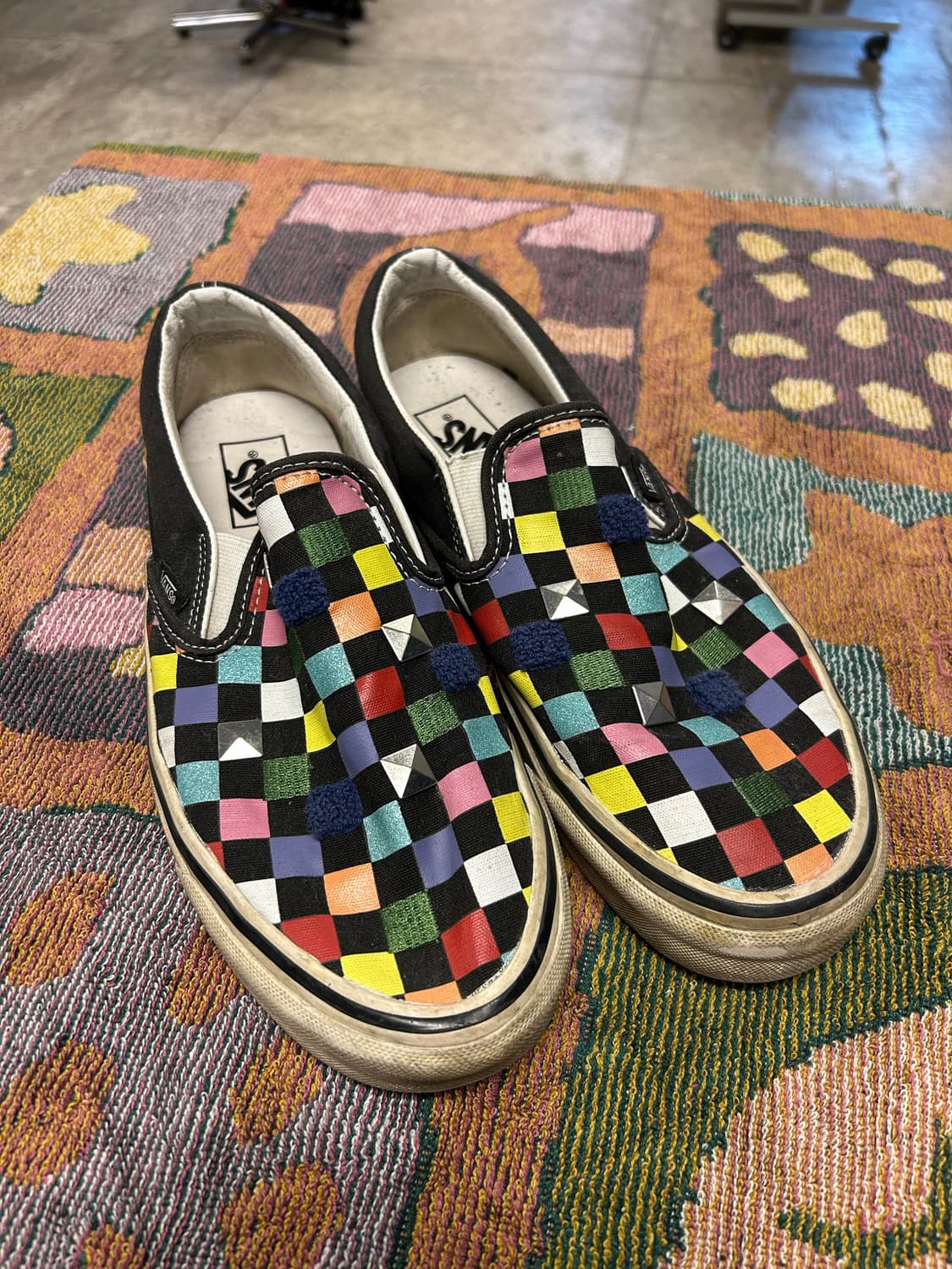 반스 체커보드 슬립온 (265) 상품이미지1