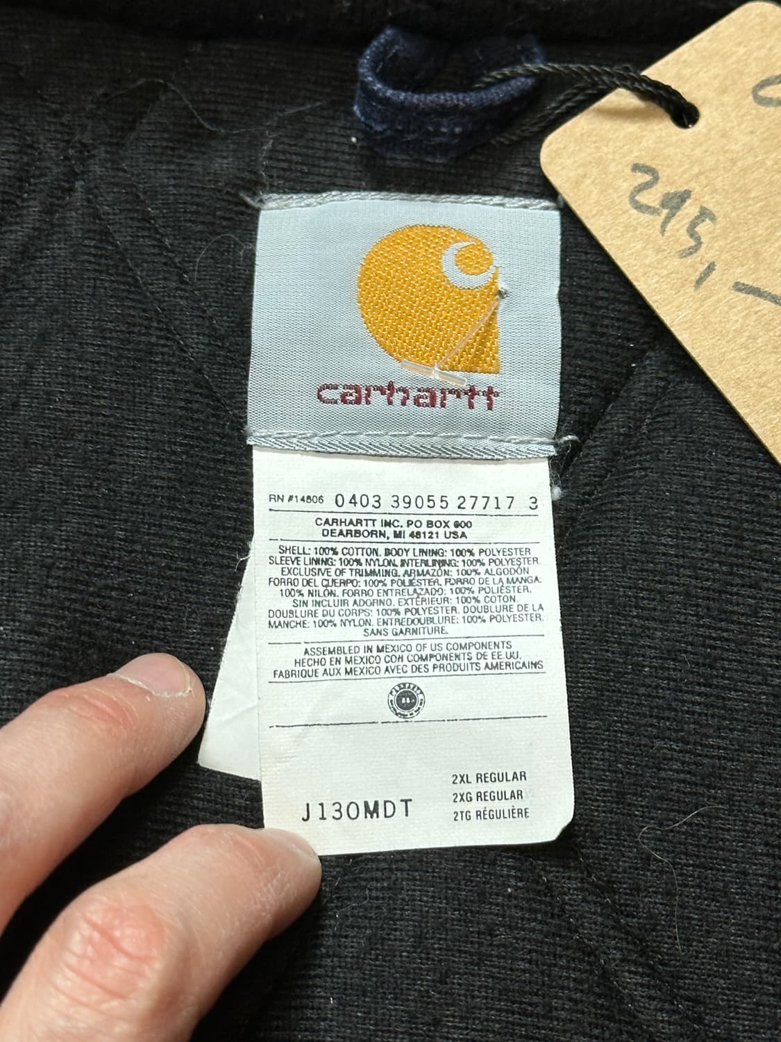 OG 칼하트 J130 액티브 자켓 칼하트 MDT 후드 자켓 상품이미지9