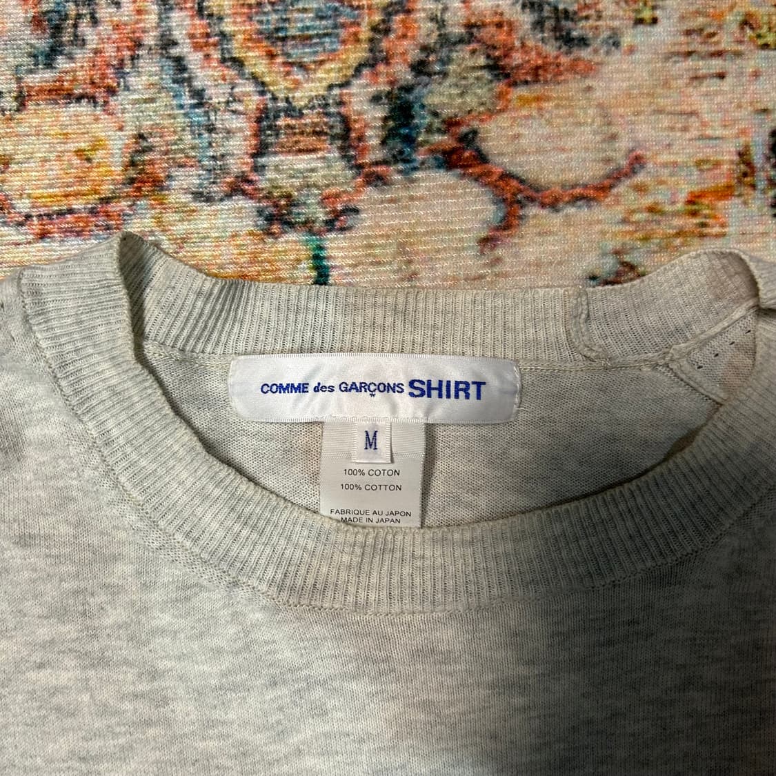 [M] 꼼데가르송 셔츠 컷팅 디테일 롱슬리브 상품이미지3