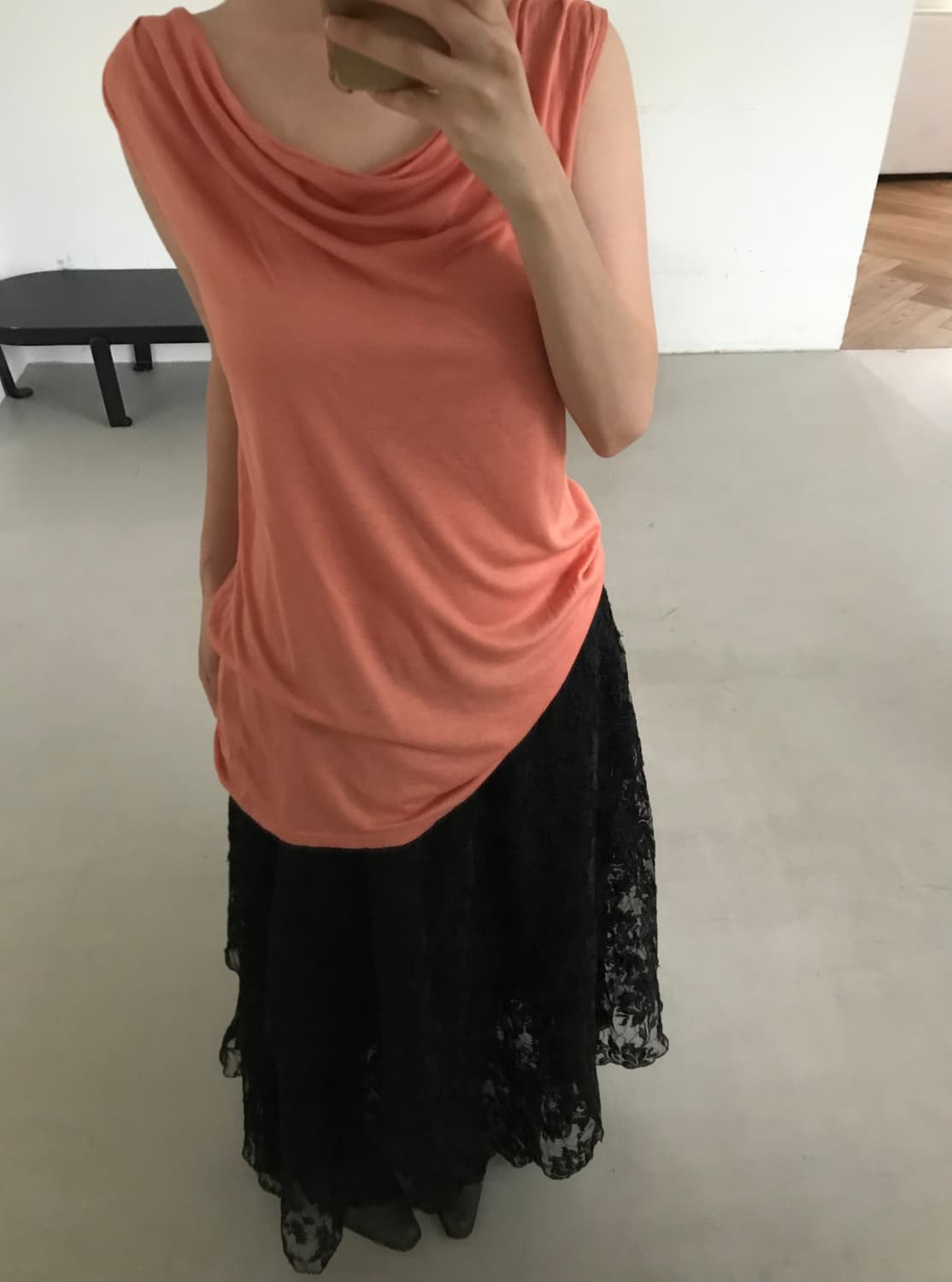 vintage shirring sleeveless 상품이미지3