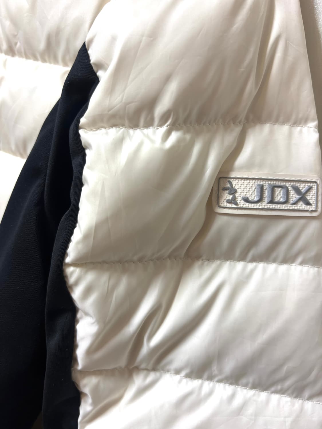 JDX 아이보리/블랙 경량 패딩 자켓 90 상품이미지8