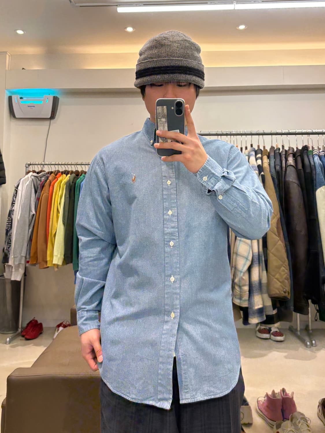 폴로 랄프로렌 샴브레이 셔츠 상품이미지8