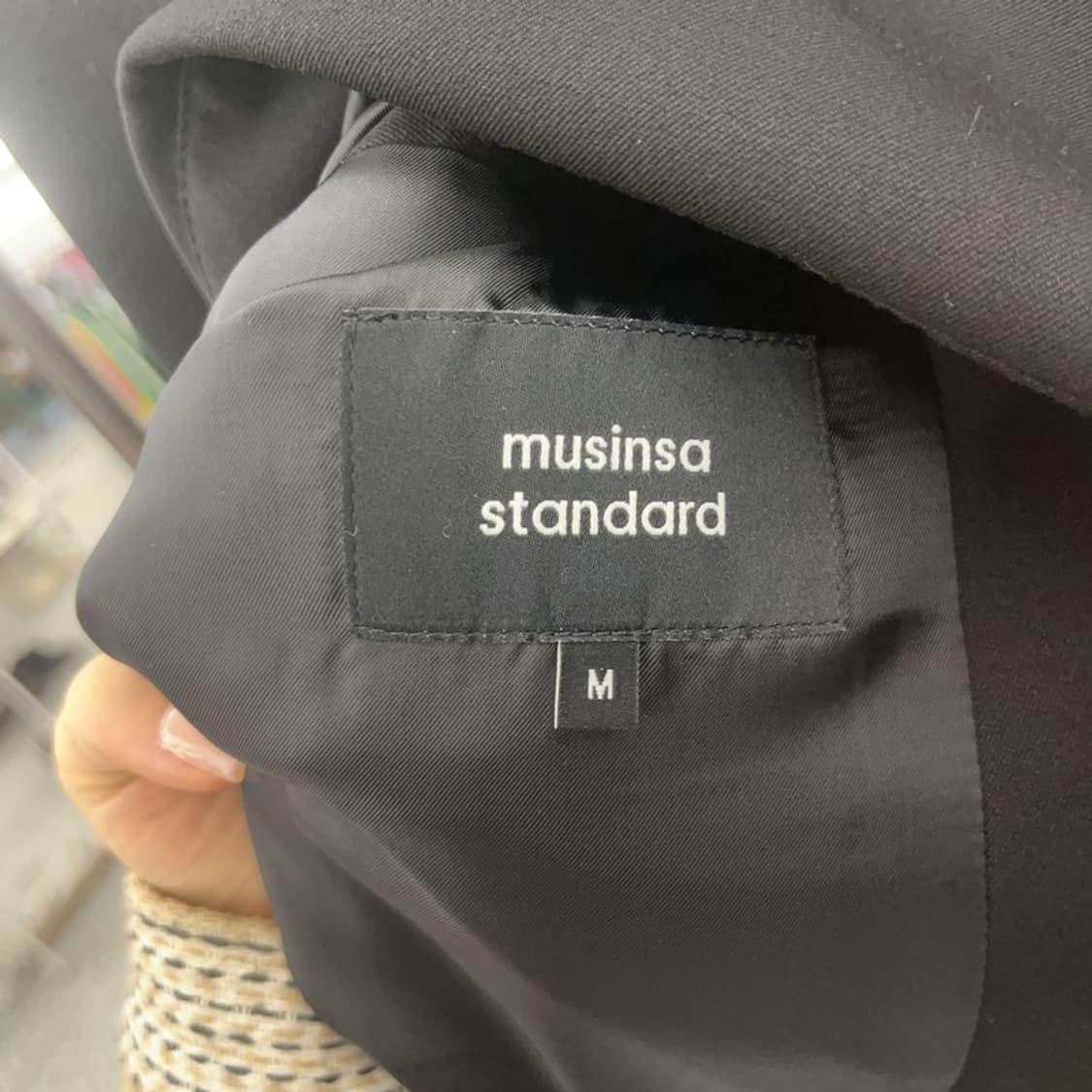 무신사 스탠다드 미니멀 투웨이 블루종 자켓 M C06483 상품이미지5