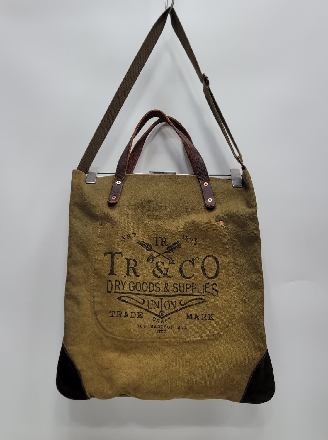 TR&CO 캔버스 토트백 겸 숄드백
 상품이미지1