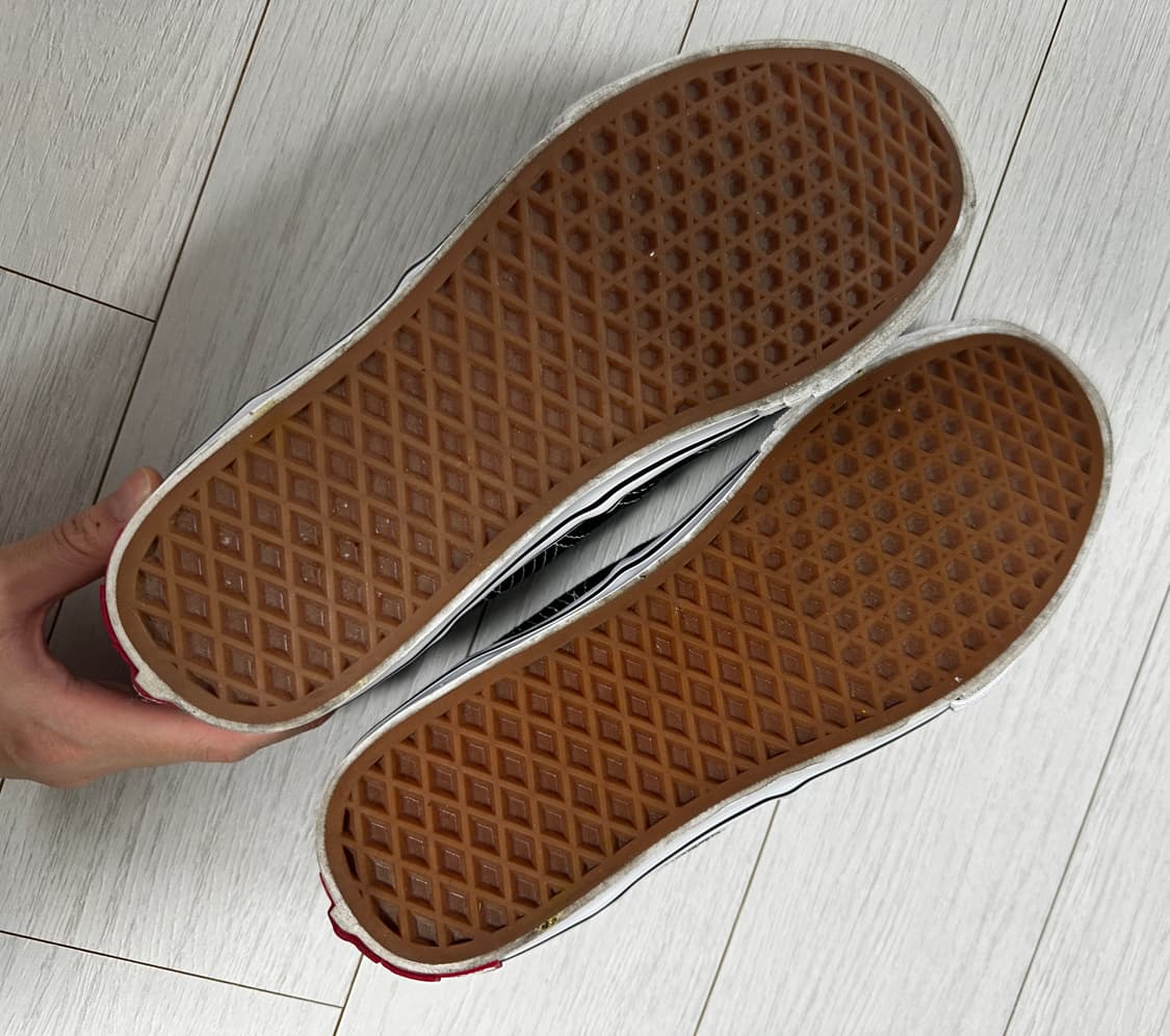 [한번착용] 반스 어센틱 블랙 275mm 상품이미지6