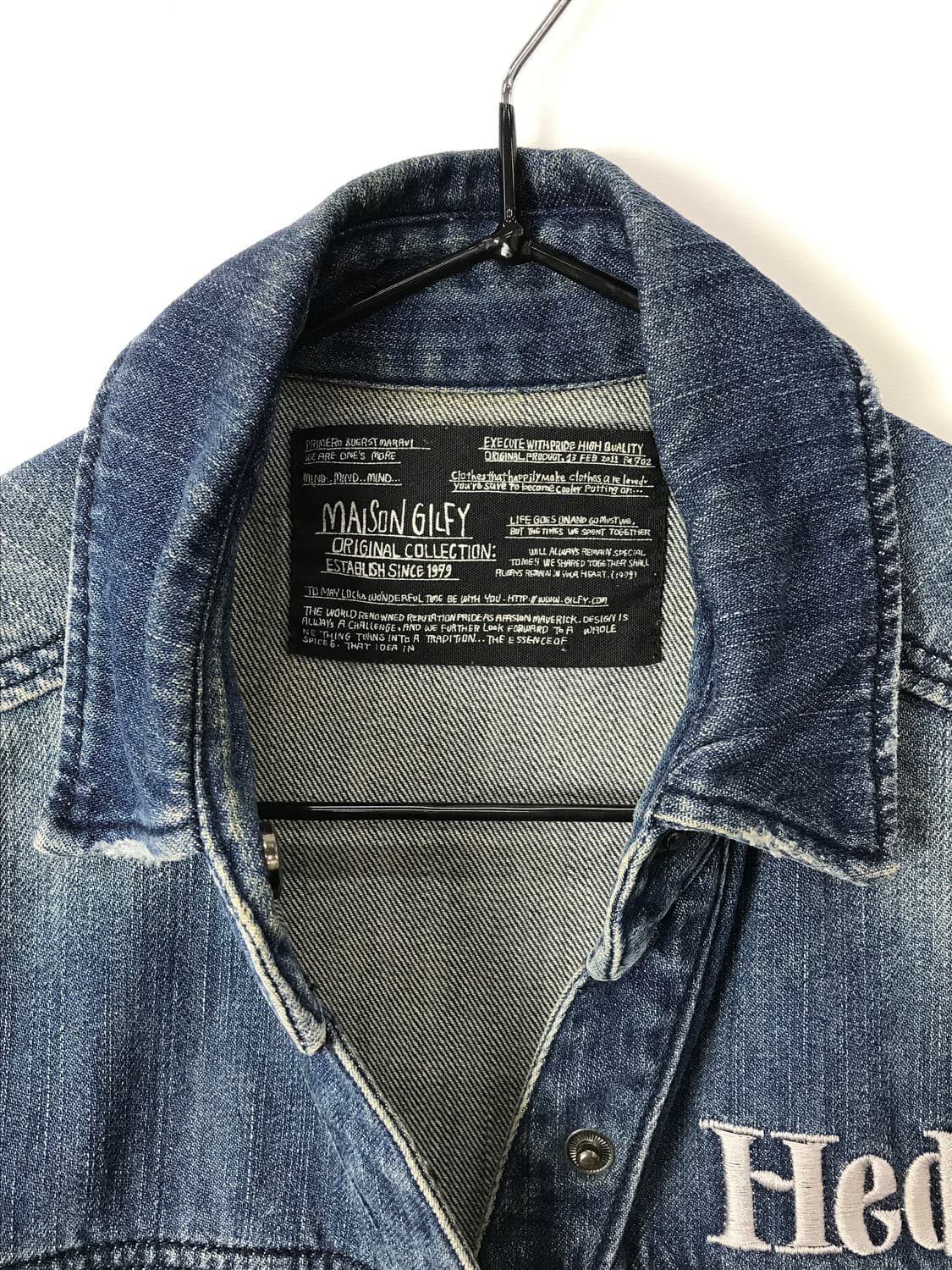 'Maison Gilfy' Y2K Denim Jumpsuit 상품이미지7