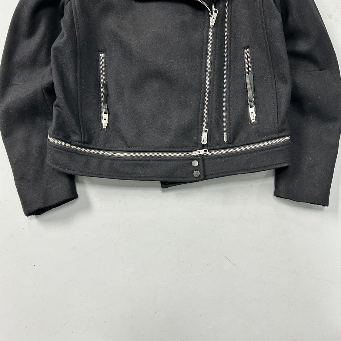 올세인츠 시어링 울 라이더자켓 상품이미지6