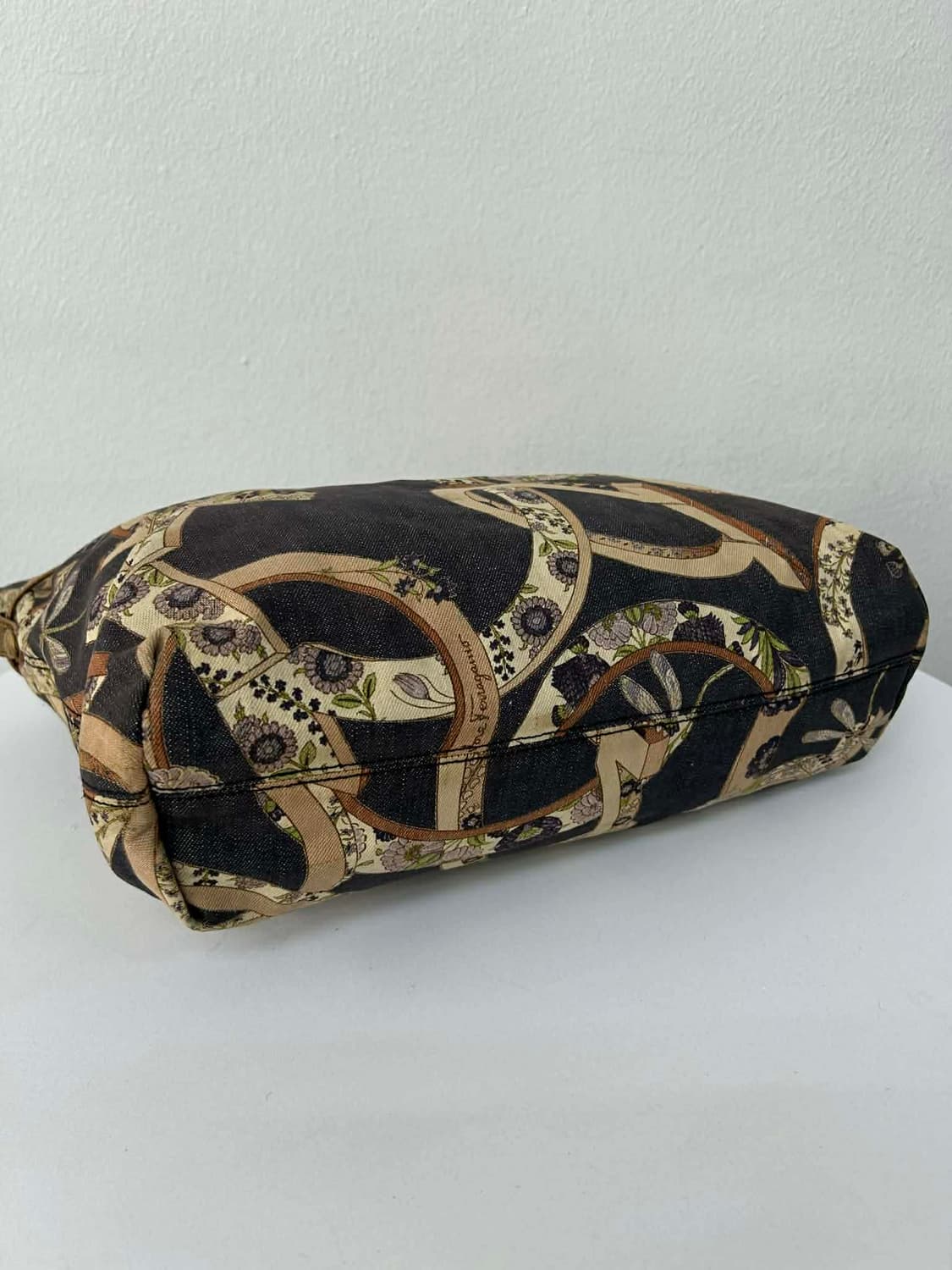 살바토레 페라가모 프린티드 캔버스 로프 핸드 쇼퍼 토트백 숄더백 상품이미지5
