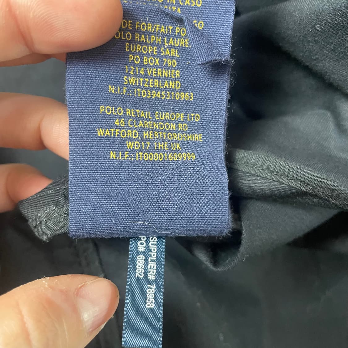 폴로 랄프로렌 럭비 블랙 더블 트렌치코트 L 상품이미지8