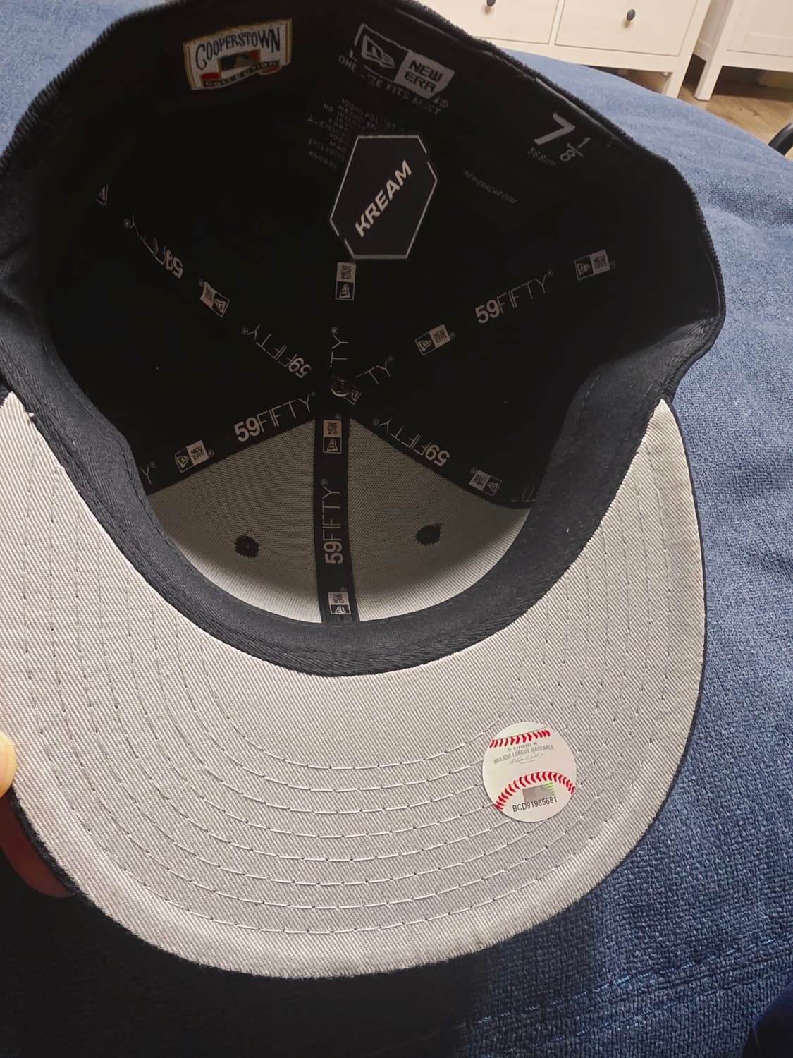 뉴에라 다저스 피티드 캡 블랙 7 1/8 상품이미지5