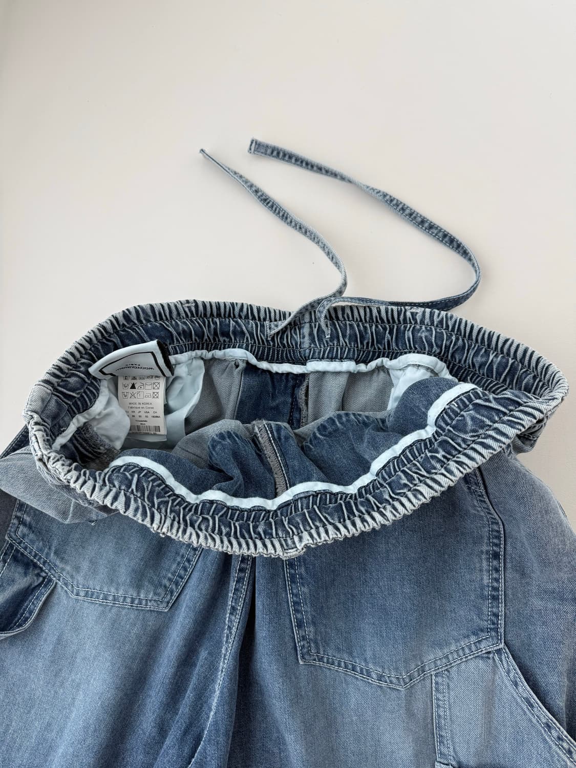 25ss 우영미 밴딩 데님 팬츠 50 size 상품이미지5