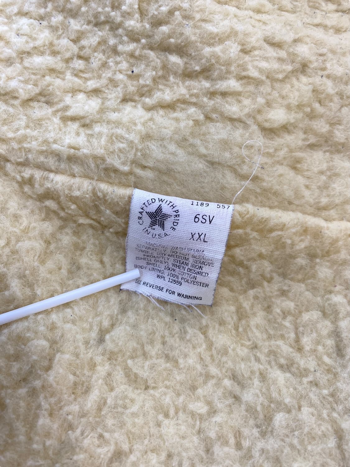 80‘s 칼하트 덕 캔버스 쉐르파 베스트  상품이미지8