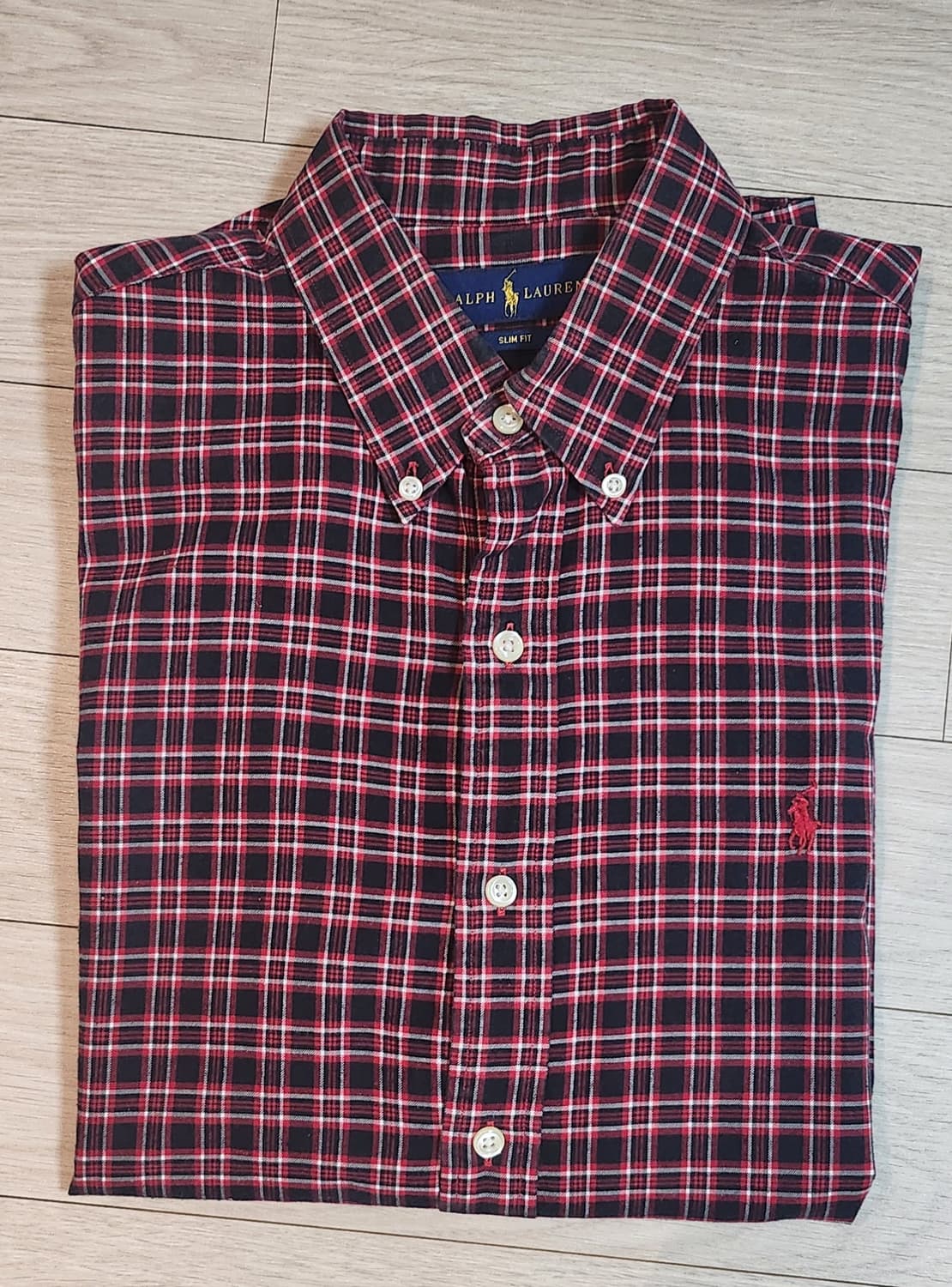 폴로 체크 셔츠 (남녀공용) 상품이미지1