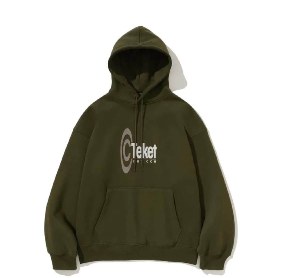 테켓 심볼 후드 카키  상품이미지1
