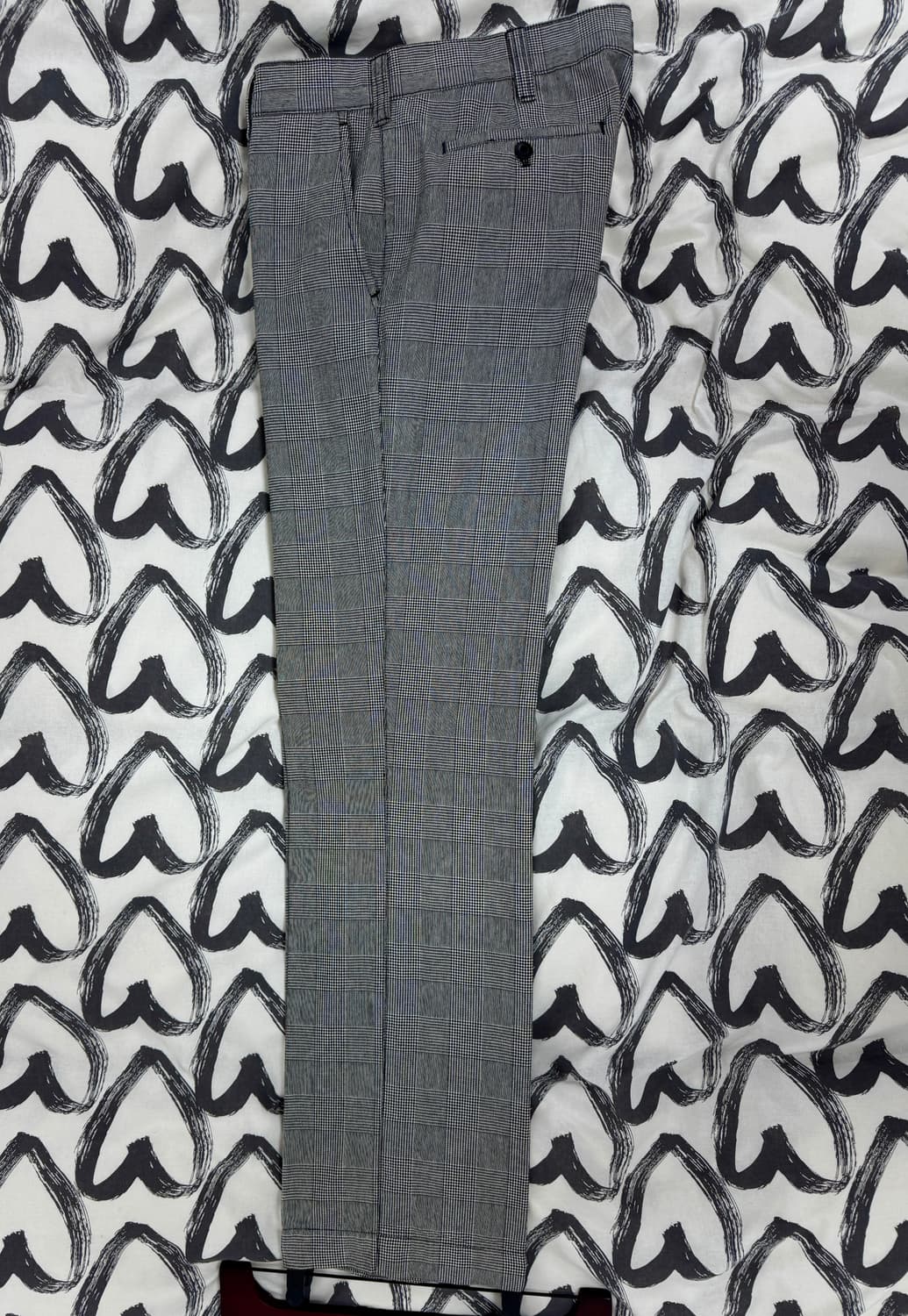 [신품급] 일본 정글스톰 하운드투쓰 체크 코튼 100% 팬츠 / 84 ( 상품이미지5