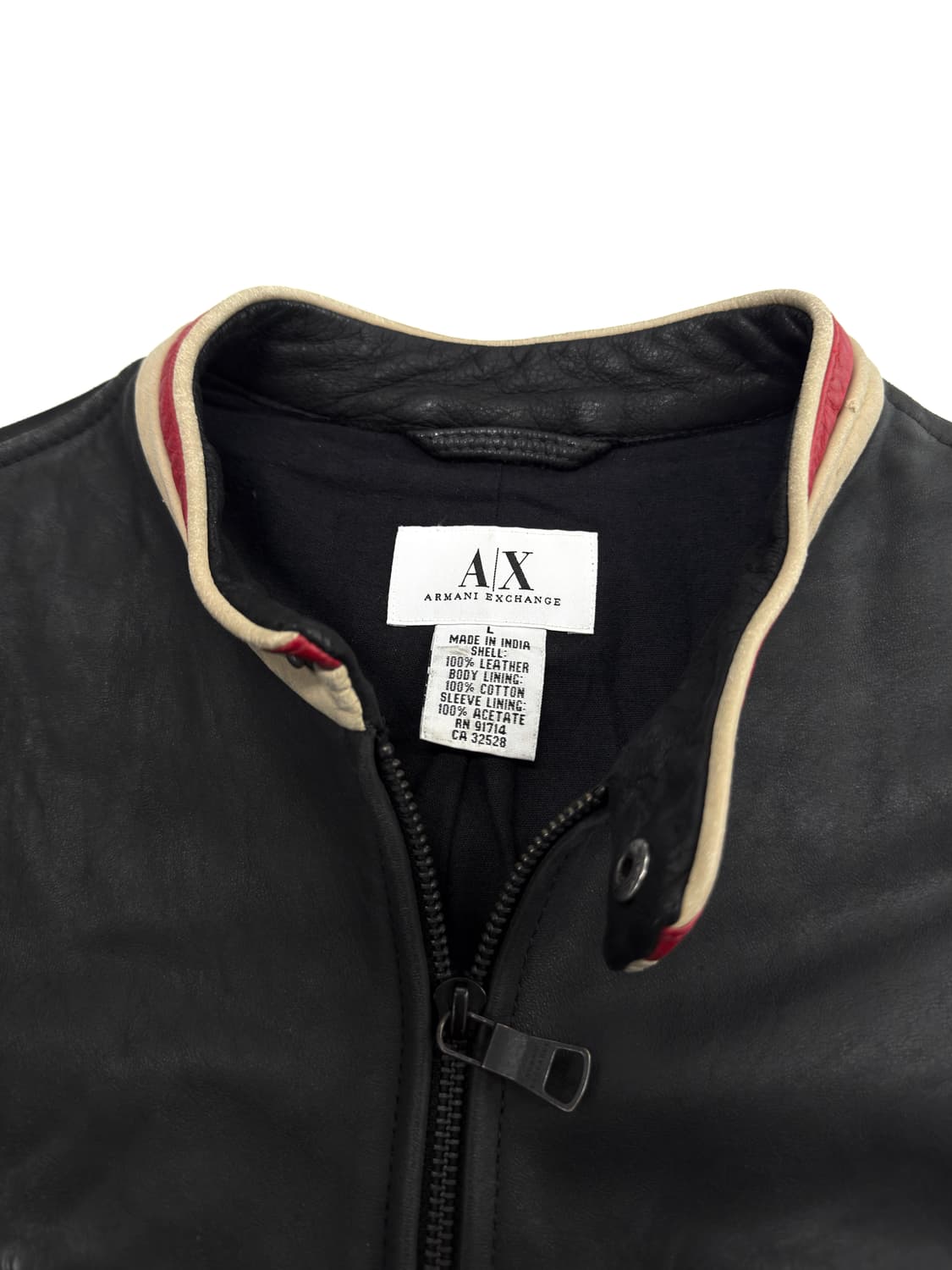 알마니 바이커 레더자켓 양가죽 상품이미지4