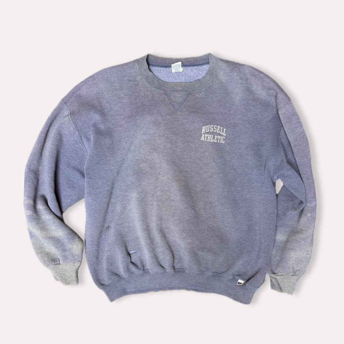 90s Russell Athletic 러셀 페이디드 스웻 상품이미지1