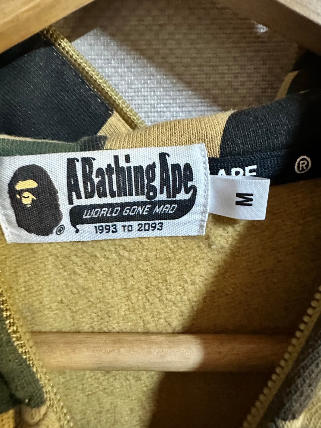 Bape 1st camo full zip hoodie 상품이미지3