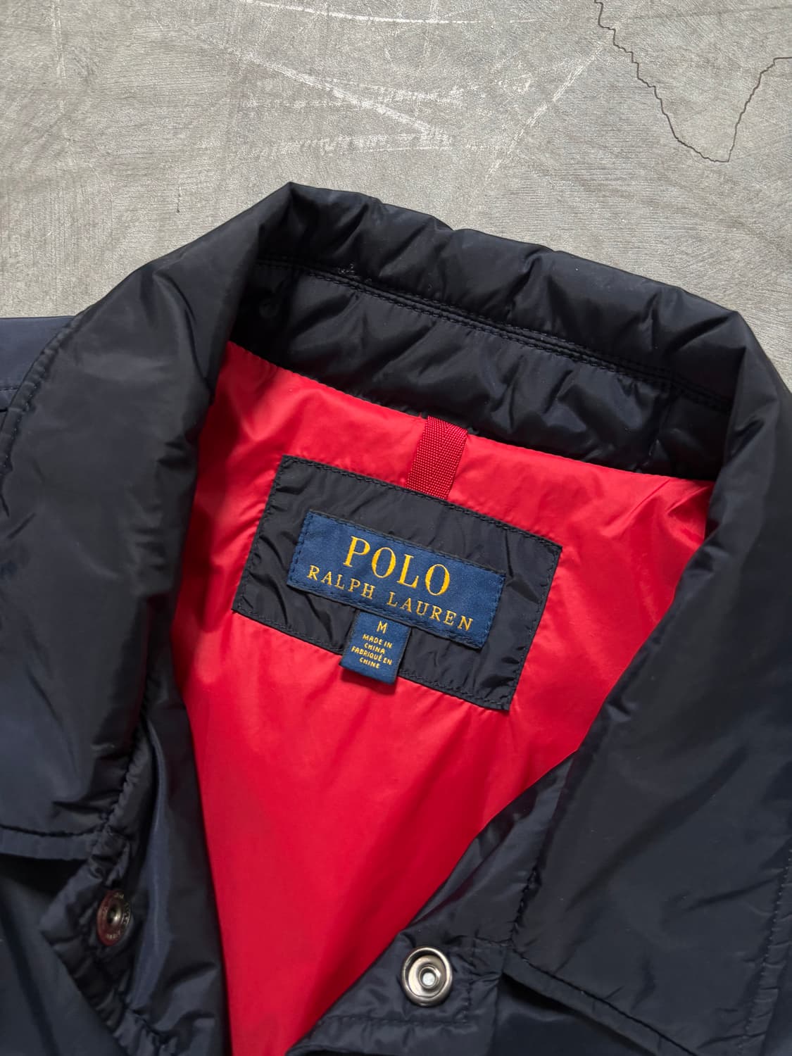Polo 폴로 랄프로렌 신형라벨 네이비컬러 엠브로이드 코치 자켓 상품이미지4