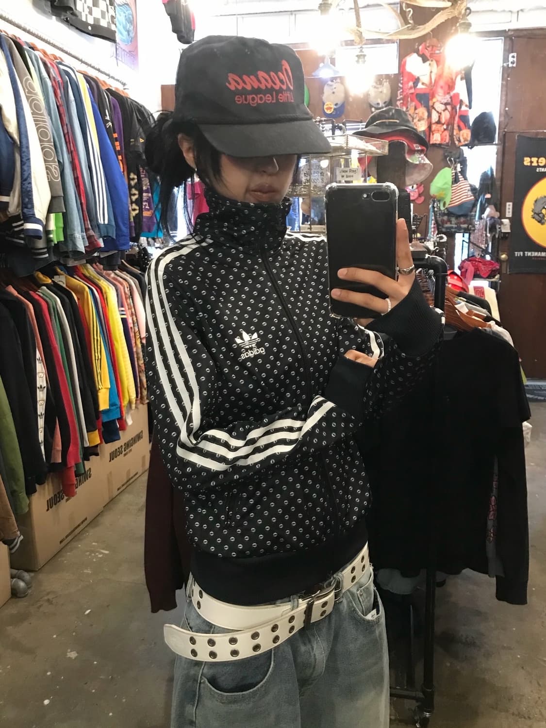 Adidas Lips Dots Firebird Jersey 상품이미지6