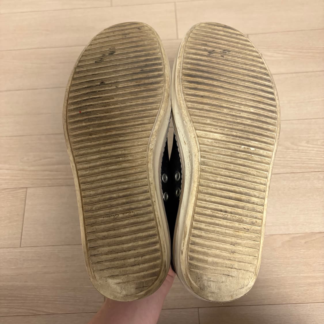 릭오웬스 Rick Owens 라몬즈 레더 미드탑 컨버스 스니커즈 41 상품이미지9