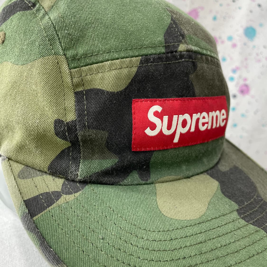 슈프림 밀리터리 패턴 캠프캡 상품이미지6