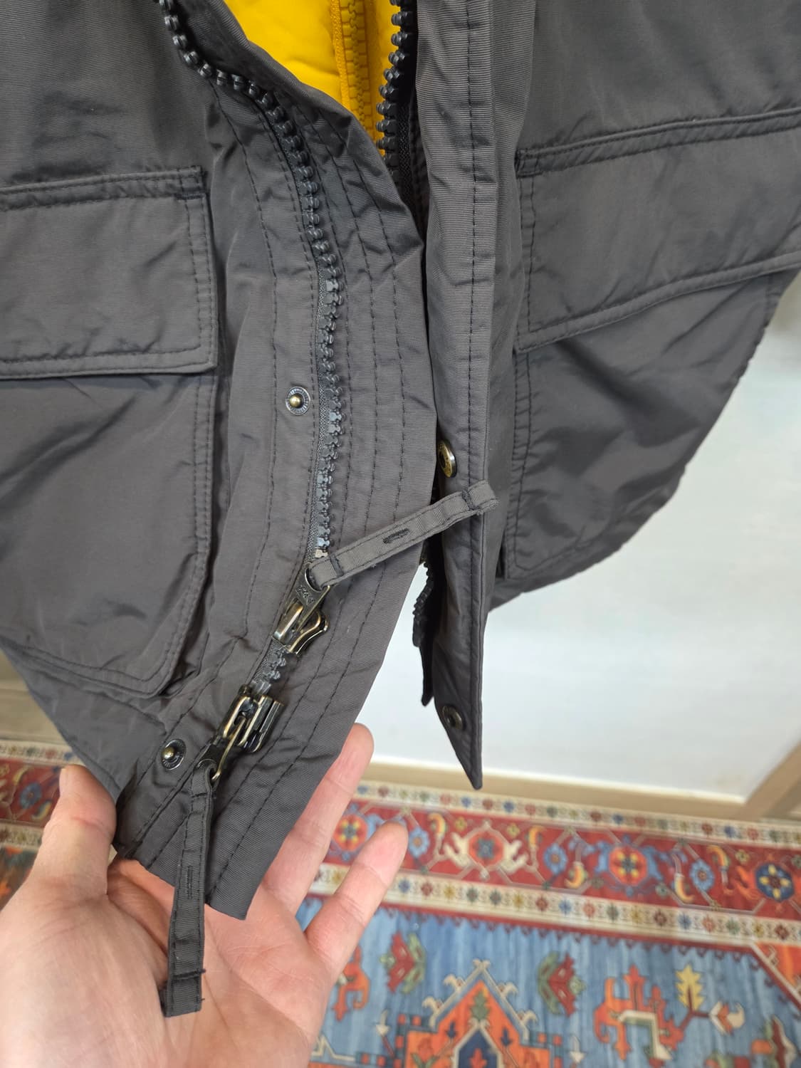 아베크롬비 이중잠금 투웨이 패딩파카 L 상품이미지8