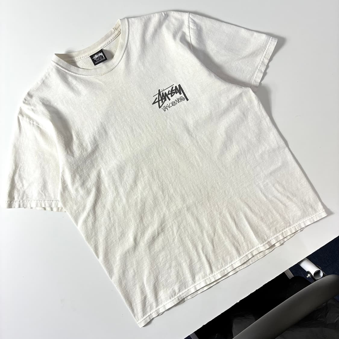 Stussy  스투시 스탁 밴쿠버 화이트 반팔 티셔츠  상품이미지3