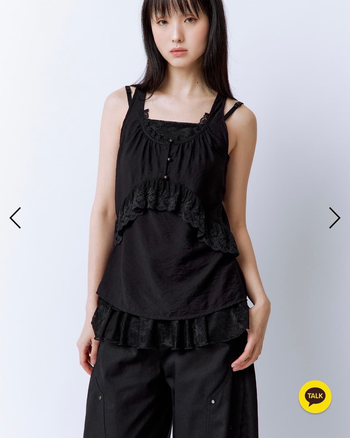 러프넥 Star Pattern Mesh Layered Dress 상품이미지7