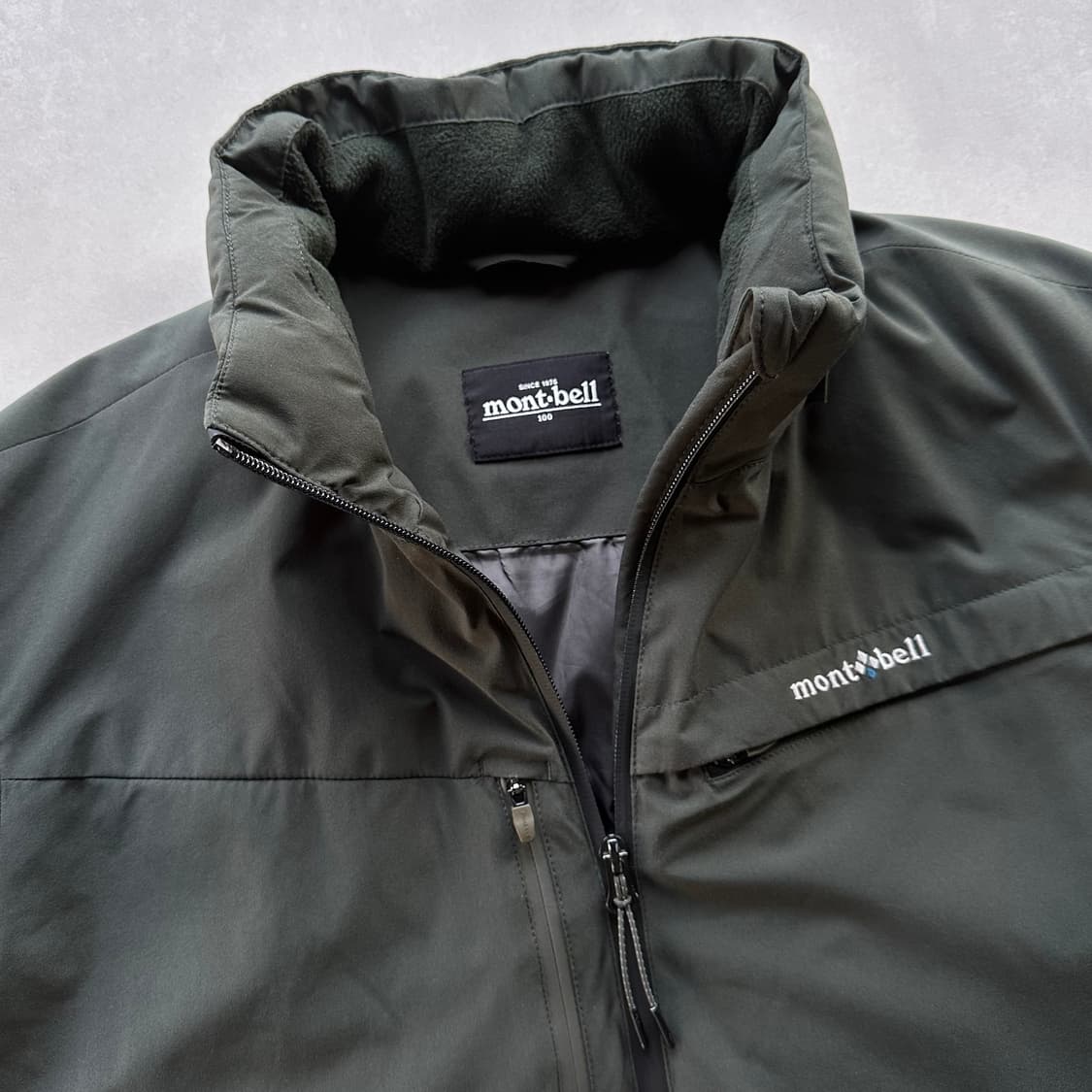 [L]몽벨 mont-bell 2레이어 카키 패딩 자켓 상품이미지9