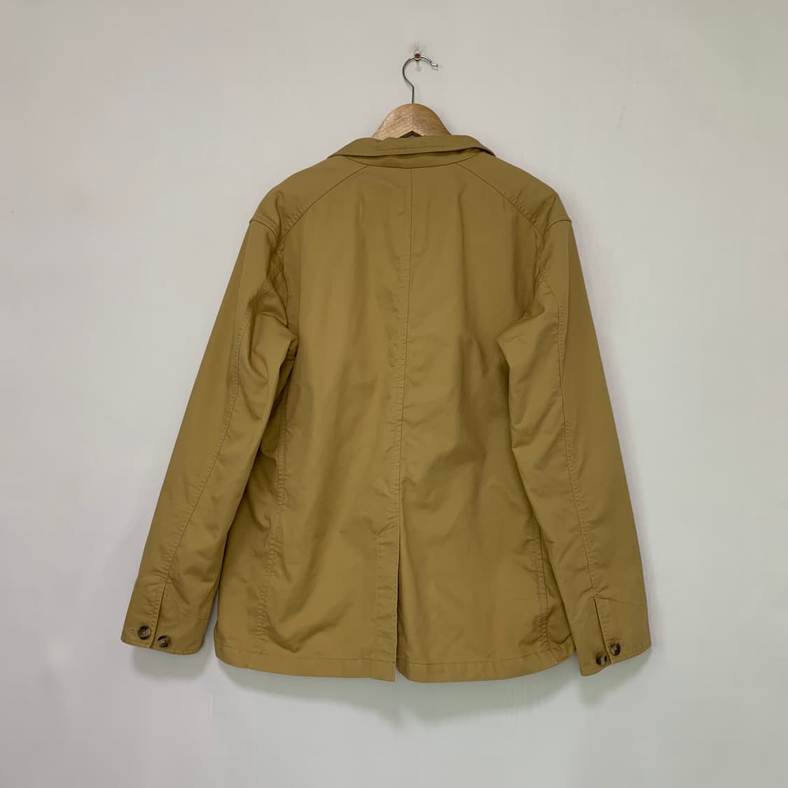 에디바우어 반 하이넥 트렌치 버튼 카고 자켓 베이지 남성 L 상품이미지8