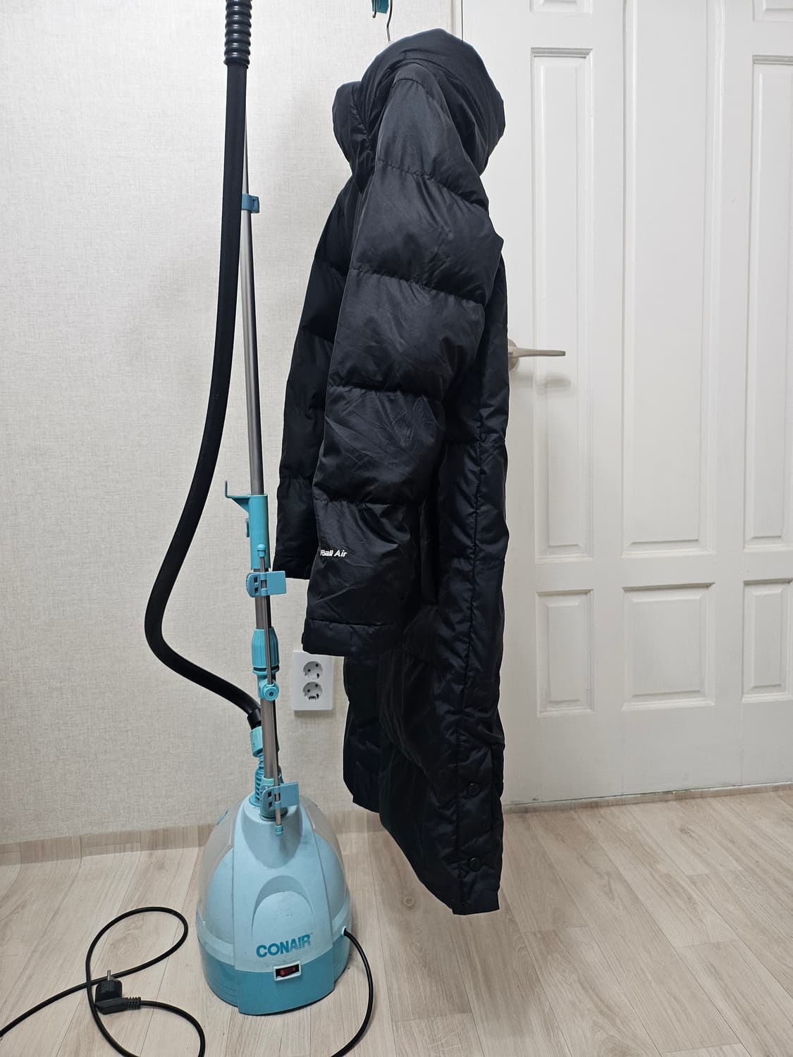 (85~90)XS ☆초대장급☆노스페이스 리버톤 티볼에어 [블랙] 롱패딩 상품이미지6