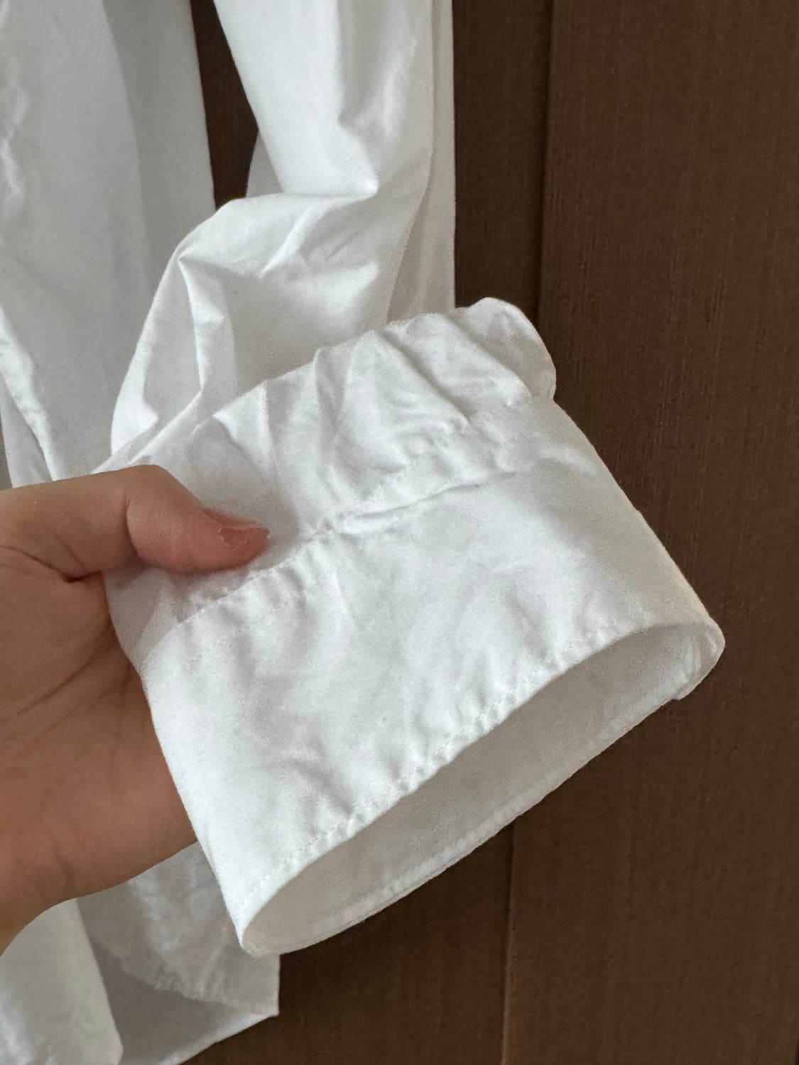 (네고가능)꼼데가르송 블랙 25FW 2버클 코튼 셔츠 (화이트 M) 상품이미지7