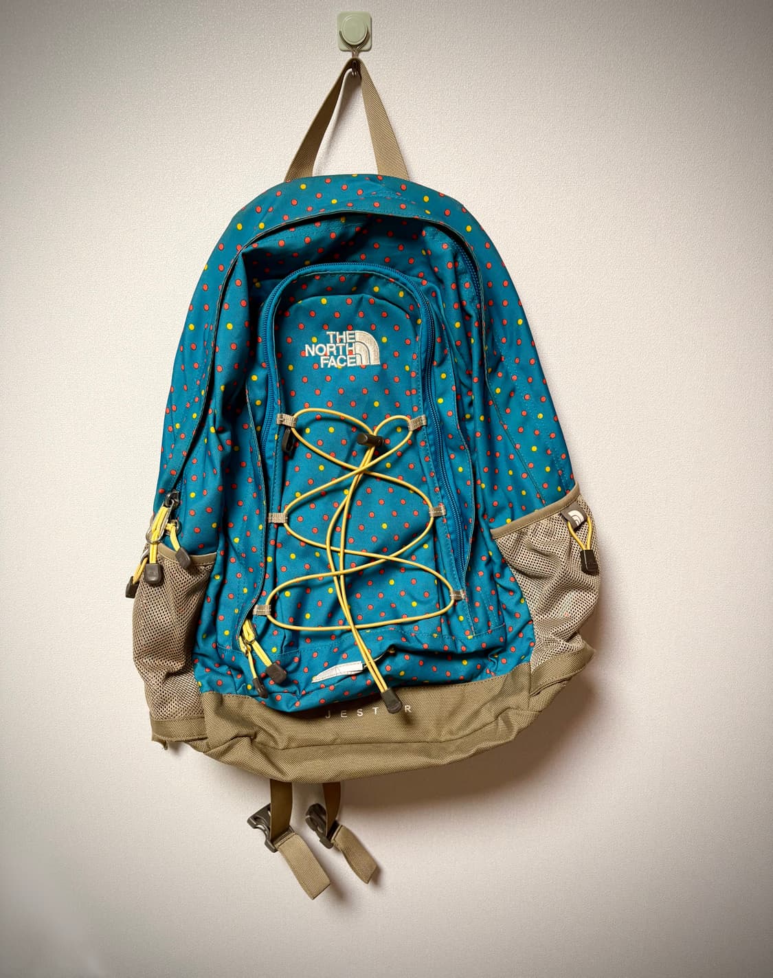 레어) 노스페이스 일본 빈티지 물방울 도트 백팩 모리걸 y2k 제스터 상품이미지1