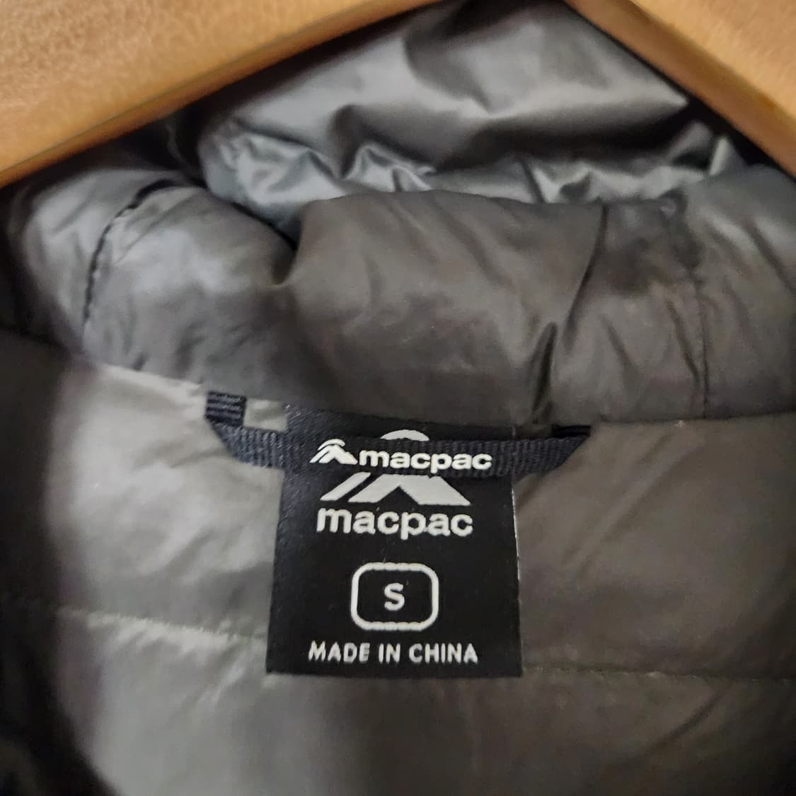 H484 [S] macpac 오리털 반집업 후드 점퍼 상품이미지3