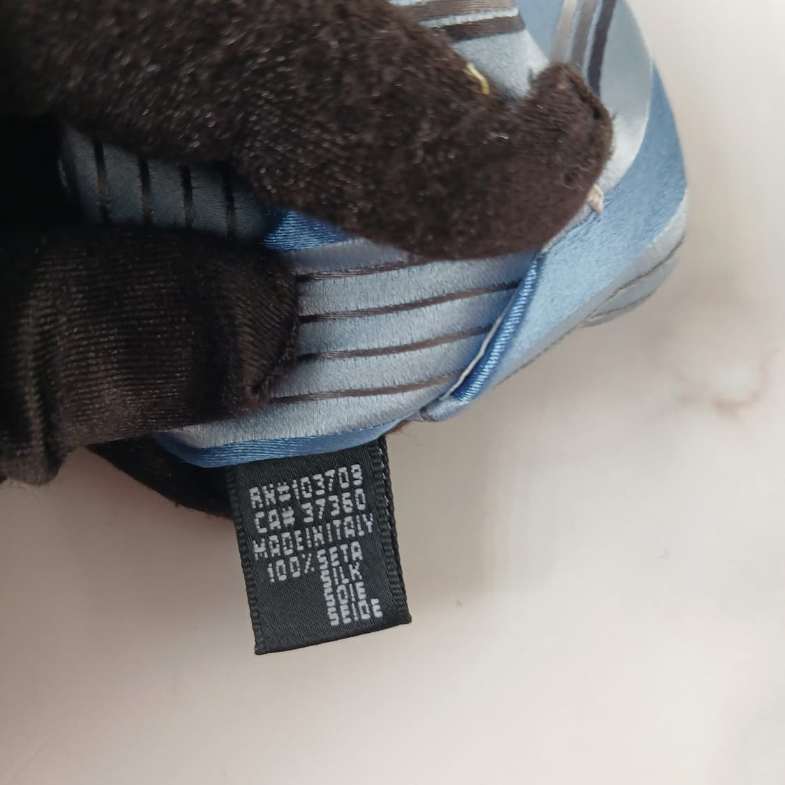 조르지오 아르마니 실크 스트라이프 넥타이 8.9cm A+~A A19609 상품이미지10