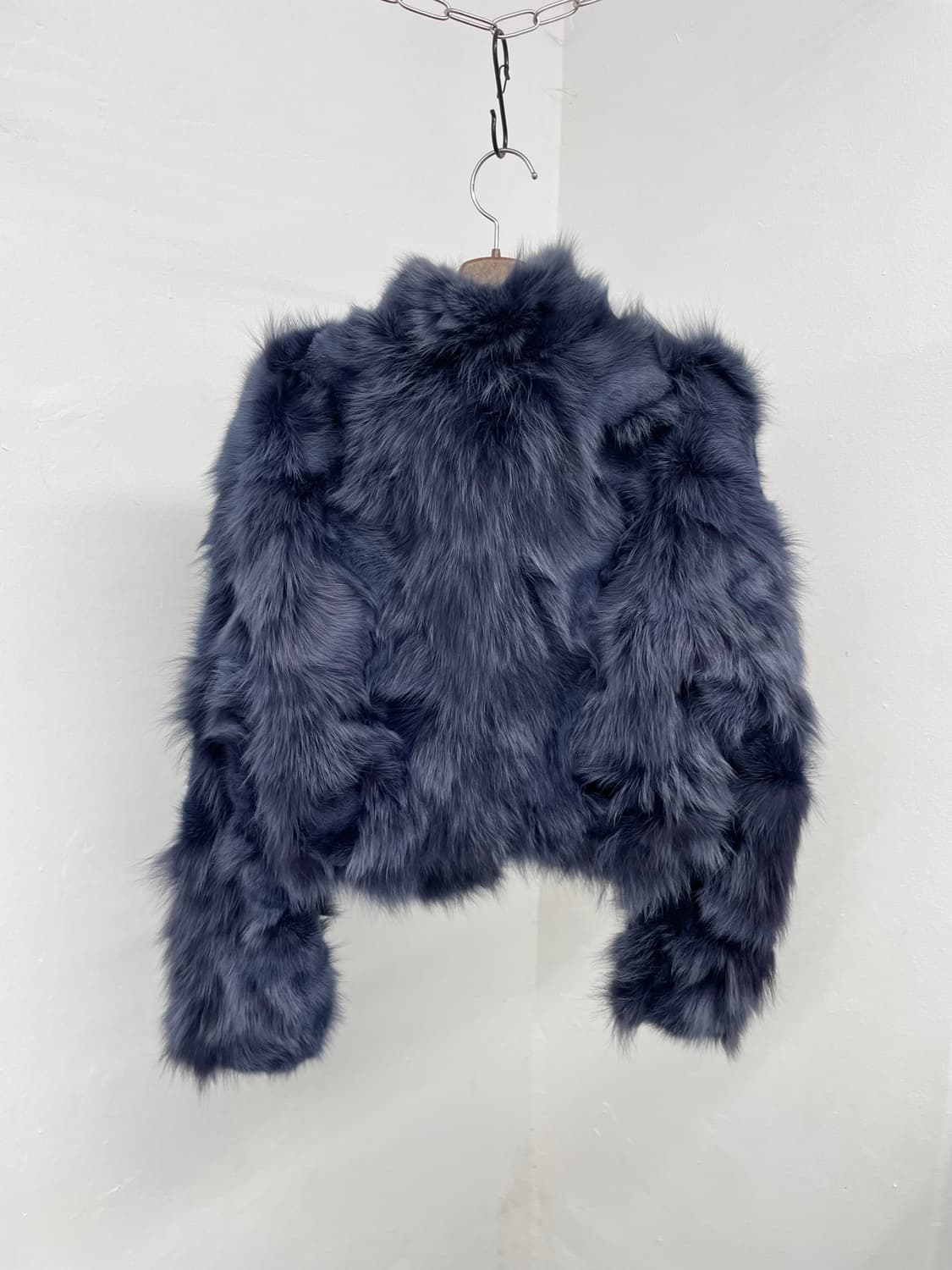 딥블루 폭스 퍼자켓 상품이미지4