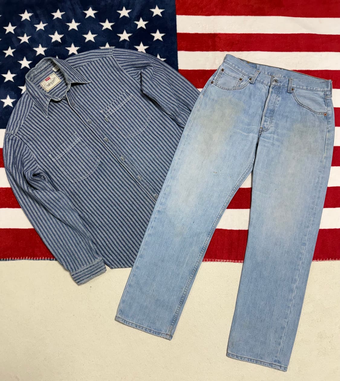 리바이스 501 연청 데님팬츠 Levi's 501 vintage 상품이미지10