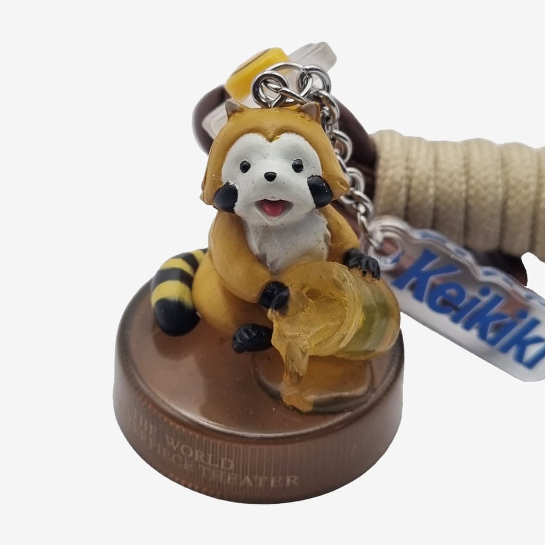 카이요도 꼬마 너구리 라스칼 보틀캡 데이지 스트랩 키링 상품이미지6