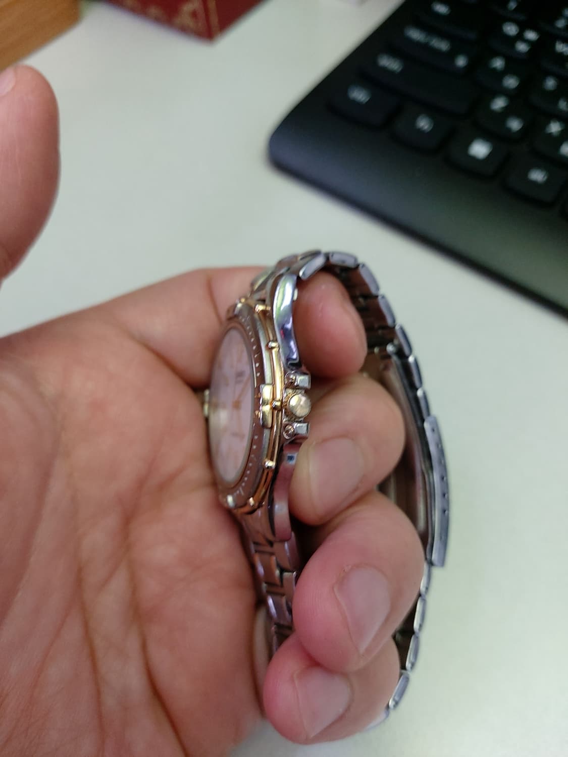 카시오 쿼츠 남성 메탈 시계 상품이미지2