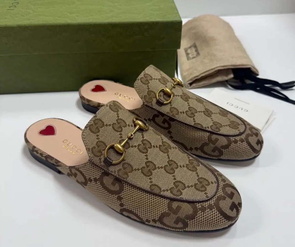 구찌 여성 자카드 뮬 샌들 슬리퍼  gg  gucci 상품이미지1