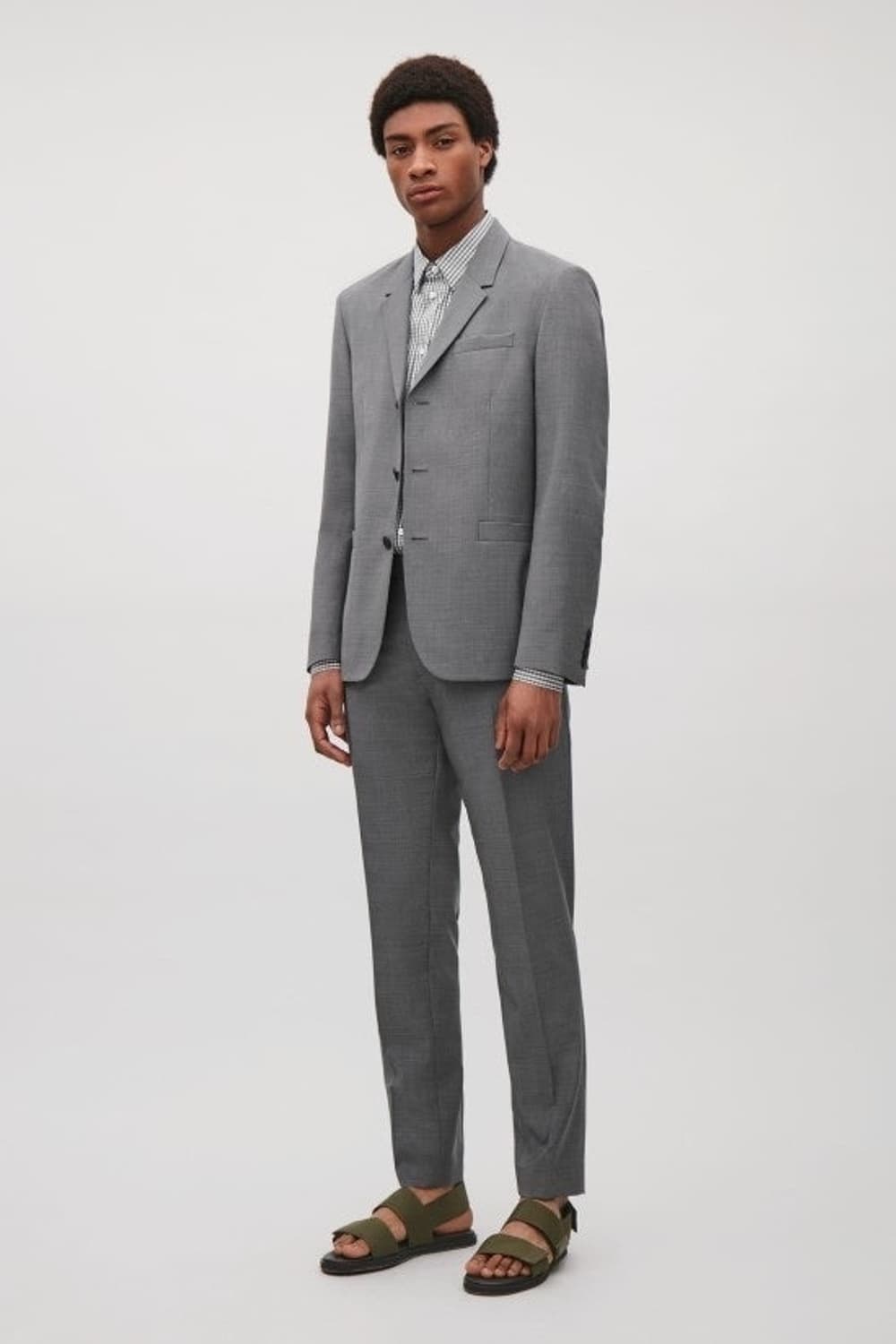 Cos/잔체크 셋업 수트/48,30 상품이미지1