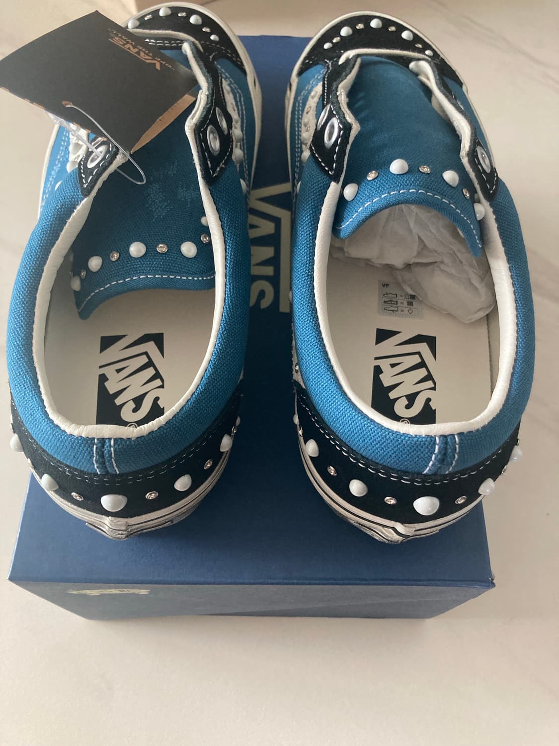 반스 lx 올드스쿨36 펄라이즈드 네이비 블랙 275 새상품 상품이미지3